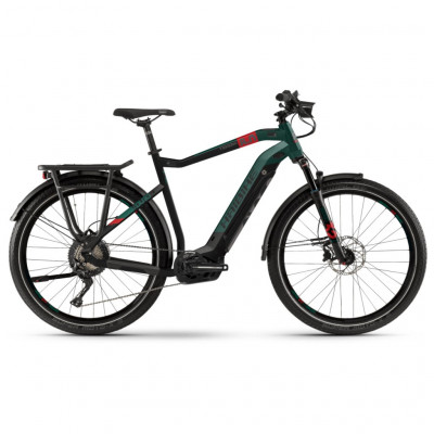 Електровелосипед Haibike SDURO Trekking 8.0 men i500Wh 12 s. XT 28', рама L, чорно-зелений-червоний, 2020