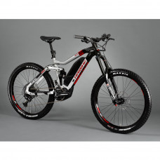 Велосипед HAIBIKE XDURO Nduro 2.0 500Wh 12 s. SX Eagle 27.5', рама L, сіро-чорно-червоний, 2020