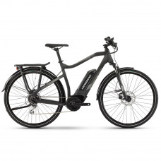 Електровелосипед Haibike SDURO Trekking 1.0 men 400Wh 8 S. Acera 28', рама L, Чорний-титан-сіро-матовий, 2020