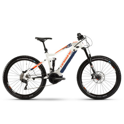 Електровелосипед Haibike SDURO FullSeven LT 5.0 i500Wh 20 s. XT 27,5', рама L, Біло-синій-помаранчевий, 2020