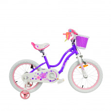 Велосипед RoyalBaby STAR GIRL 18, OFFICIAL UA, фіолетовий