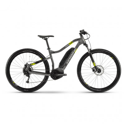 Електровелосипед Haibike SDURO HardNine 1.0 400Wh 9 s. Altus 29', рама L, сіро-лаймово-чорний, 2020