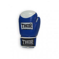 Рукавички боксерські THOR COMPETITION 14oz / PU / синьо-білі