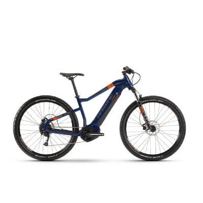 Електровелосипед Haibike SDURO HardNine 1.5 i400Wh 9 s. Altus 29', рама L, синьо-оранжево-сірий, 2020