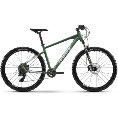 Велосипед Haibike Seet 6 27.5 ' 21-G Tourney, рама XS, зелено-сірий матовий, 2021