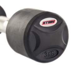 Гантель прогумована Stein 3 кг