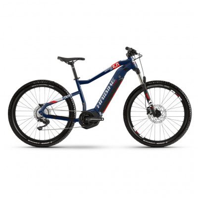 Електровелосипед Haibike SDURO HardSeven Life 5.0 i500Wh 10 s. Deore 27.5', рама S, синьо-червоно-білий, 2020