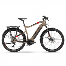 Електровелосипед Haibike SDURO Trekking 4.0 men i500Wh 10 s. Deore 28', рама XL, пісочно-чорно-червоний, 2020