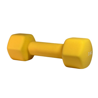 Гантель неопренова Stein 3 кг/ шт/ жовта