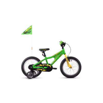 Велосипед Ghost POWERKID 16', зелено-жовто-чорний, 2021