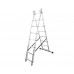 Алюмінієва трьохсекційна драбина 3х8 сходинок TRIOMAX VIRASTAR