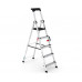 Одностороння стремянка VIRASTAR HAZAR 4+1 сходинок