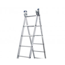 Алюмінієва двосекційна драбина 2x12 сходинок DUOMAX VIRASTAR