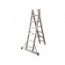 Двосекційна алюмінієва драбина-стрем’янка Duomax Pro VIRASTAR DUOCOMBI 2х6 сходинок