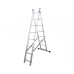 Алюмінієва двосекційна драбина 2x8 сходинок DUOMAX VIRASTAR