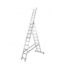 Алюмінієва трьохсекційна драбина 3х10 сходинок TRIOMAX VIRASTAR Алюмінієва трьохсекційна драбина 3х10 сходинок TRIOMAX VIRASTAR