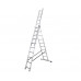 Алюмінієва трьохсекційна драбина 3х10 сходинок TRIOMAX VIRASTAR