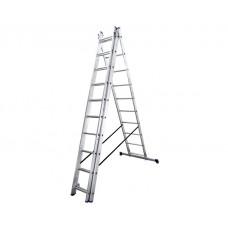 Алюмінієва трьохсекційна драбина 3х10 сходинок TRIOMAX VIRASTAR Алюмінієва трьохсекційна драбина 3х10 сходинок TRIOMAX VIRASTAR