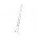 Алюмінієва трьохсекційна драбина 3х11 сходинок TRIOMAX VIRASTAR