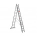 Трьохсекційна алюмінієва драбина VIRASTAR Triomax Pro 3x15 сходинок