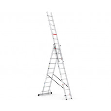 Трьохсекційна алюмінієва драбина VIRASTAR Triomax Pro 3x10 сходинок
