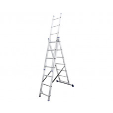 Алюмінієва трьохсекційна драбина 3х7 сходинок TRIOMAX VIRASTAR Алюмінієва трьохсекційна драбина 3х7 сходинок TRIOMAX VIRASTAR