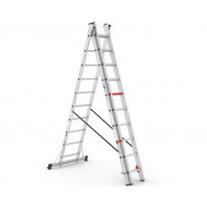 Трьохсекційна алюмінієва драбина VIRASTAR Triomax Pro 3x10 сходинок