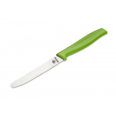 Серрейторний кухонний ніж Boker Sandwich Knife, зелений
