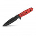 Нож Tb Outdoor "Maraudeur", MOX, G10, красный, кайдексные ножны