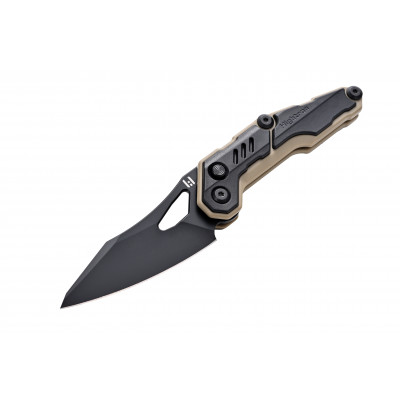 Нож Hightron Spectron, M390, GFN, черный, черный клинок