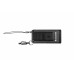 Фонарь-брелок LedLenser K6R Gray Safety со звуковой сигнализацией, заряжаемый, 400/200/20