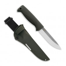 Нож Peltonen M07 (N690), без покрытия, хаки, хаки композитный чехол