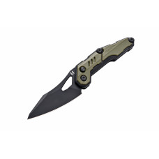 Нож Hightron Spectron, M390, GFN, зеленый, черный клинок