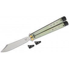 Нож Benchmade "Necron", balisong, jade G10