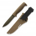 Нож Peltonen M07, покрытие cerakote FDE, coyote, coyote композитный чехол