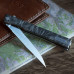 Ніж Ocaso Solstice, Engraved titanium, Topo Pattern, Satin