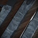 Ніж Ocaso Solstice, Engraved titanium Topo Pattern, Black