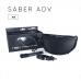 Окуляри захисні, Wiley X не корегувальні, з лінзами з пласмас 308 SABER ADV Smoke/Clear/Rust Matte