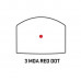 Приціл коліматорний Sig Optics ROMEO-X PRO FOOTPRINT, OPEN, 3 MOA RED DOT, BLACK