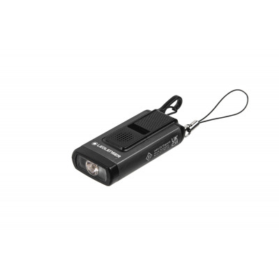 Фонарь-брелок LedLenser K6R Gray Safety со звуковой сигнализацией, заряжаемый, 400/200/20
