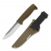 Нож Peltonen M07 (N690), без покрытия, coyote, coyote композитный чехол