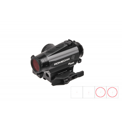 Коліматор SIG Optics ROMEO 4H, BALLISTIC CIRCLE DOT, 0.5 MOA ADJ, GRAPHITE