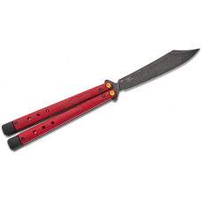 Нож Benchmade "Necron", balisong, ruby red G10