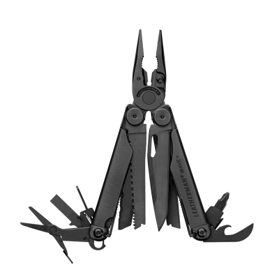 Мультиінструмент Leatherman Wave Plus Black, нейлоновий чохол Molle