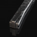 Ніж Ocaso Solstice, Engraved titanium Topo Pattern, Black