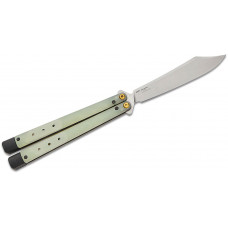 Нож Benchmade "Necron", balisong, jade G10