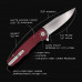 Ніж Ocaso Strategy, Red Aluminum, Satin