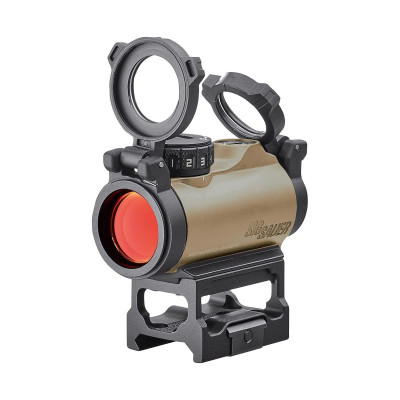 Коліматорний приціл Sig Sauer Romeo-MSR Compact Red Dot Sight 1x20mm 2 MOA FDE (SOR72011)