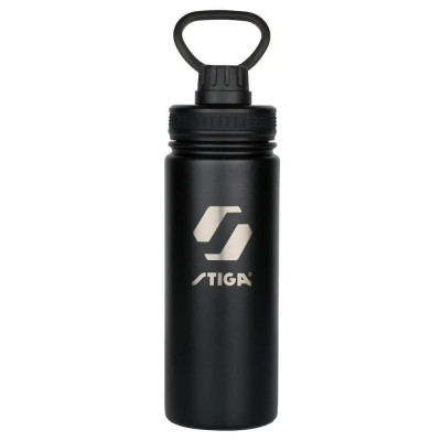 Пляшка для води Stiga Water Bottle Steel Black, 550ml (2905-0101-55)