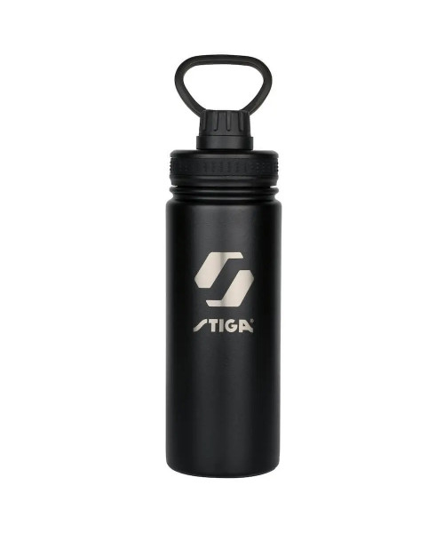 Пляшка для води Stiga Water Bottle Steel Black, 550ml (2905-0101-55)
